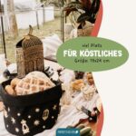 Ramadan Brotkorb schwarz – gold bestickt – Bild 3