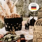 Ramadan Brotkorb schwarz – gold bestickt – Bild 6