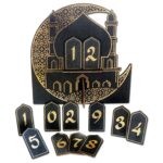 Ramadan Countdown Holz – schwarz