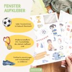Fensteraufkleber Fussball – Bild 4