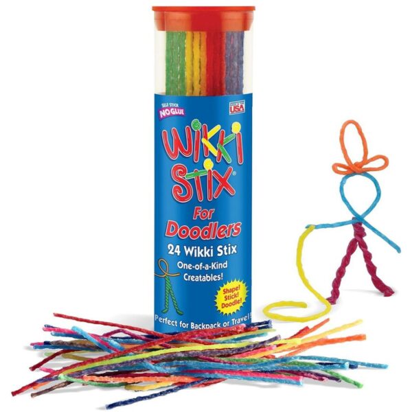 Wikki Stix Set in Reiseverpackung (24 St&uuml;ck / 15 cm L&auml;nge)