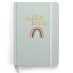 Bullet Journal – (Regenbogen) – Notizbuch A5 gepunktet