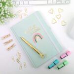 Bullet Journal – (Regenbogen) – Notizbuch A5 gepunktet