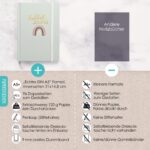 Bullet Journal – (Regenbogen) – Notizbuch A5 gepunktet