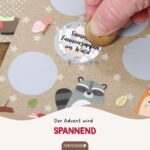 Adventskalender zum Freirubbeln – Weihnachtsaufgaben für Kinder