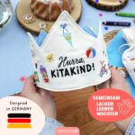 Krone bestickt Kitakind