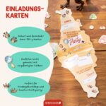 12 Einladungskarten Vulkan