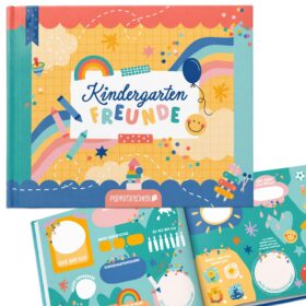 Freundebuch für die Kitazeit – Bunt