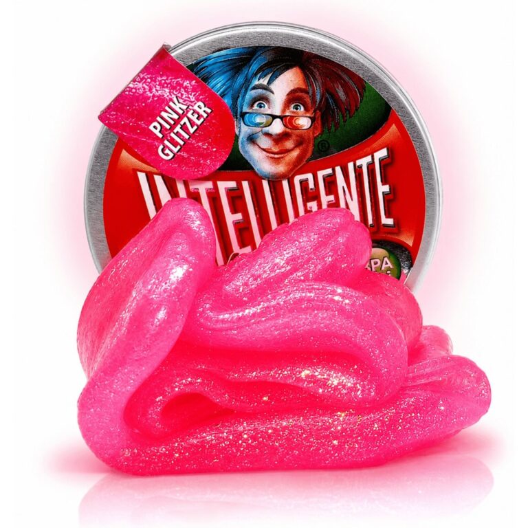 Intelligente Knete Kleine Dose Pink Glitzer