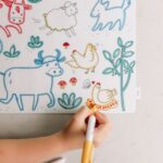 Scribble Mat "Auf dem Bauernhof" - 4 Farben