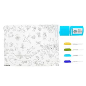 Scribble Mat "Im Garten" - 4 Farben