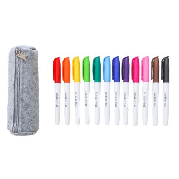 Etui mit 12 Filzstiften f&uuml;r die Scribble Mat