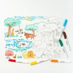 Scribble Mat "Auf Safari" - 6 Farben