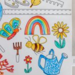 Scribble Mat "Die Jahreszeiten" - 6 Farben