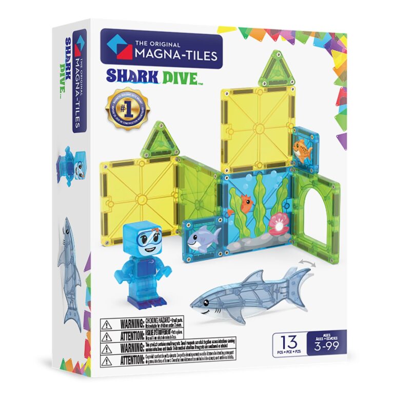 MAGNA-TILES® Shark Dive 13-teilig: Kreativer Unterwasserspass