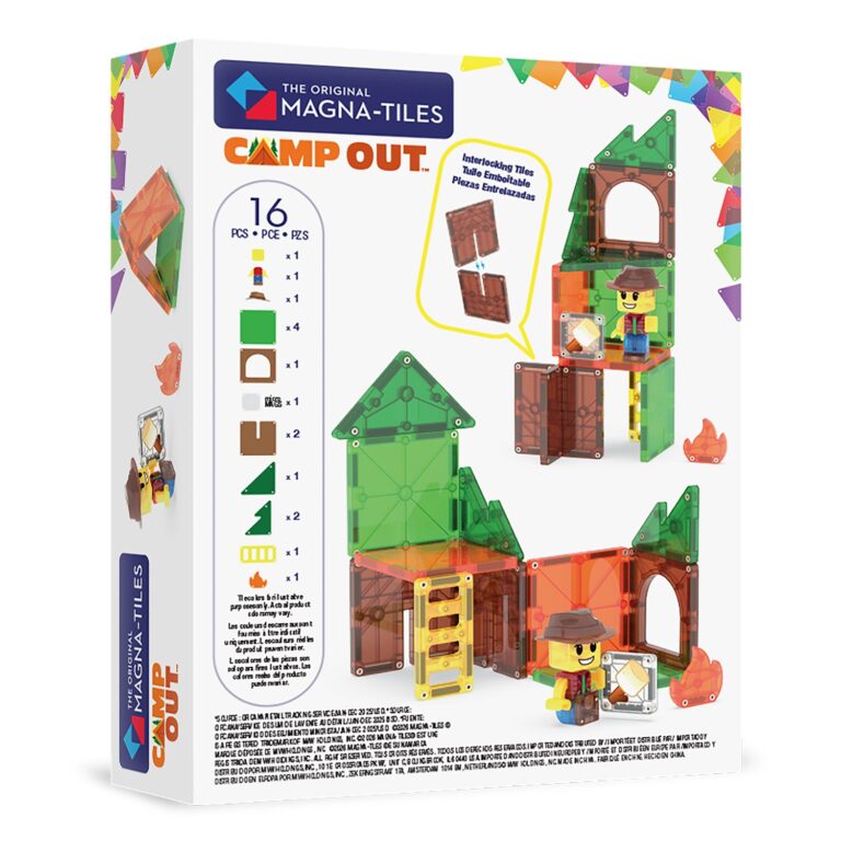 MAGNA-TILES® Camp Out 16-teilig: Magnetischer Bauspass für Abenteurer