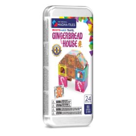MAGNA-TILES®microMAGS Lebkuchenhaus Travel-Set, 24-teilig, magnetisch