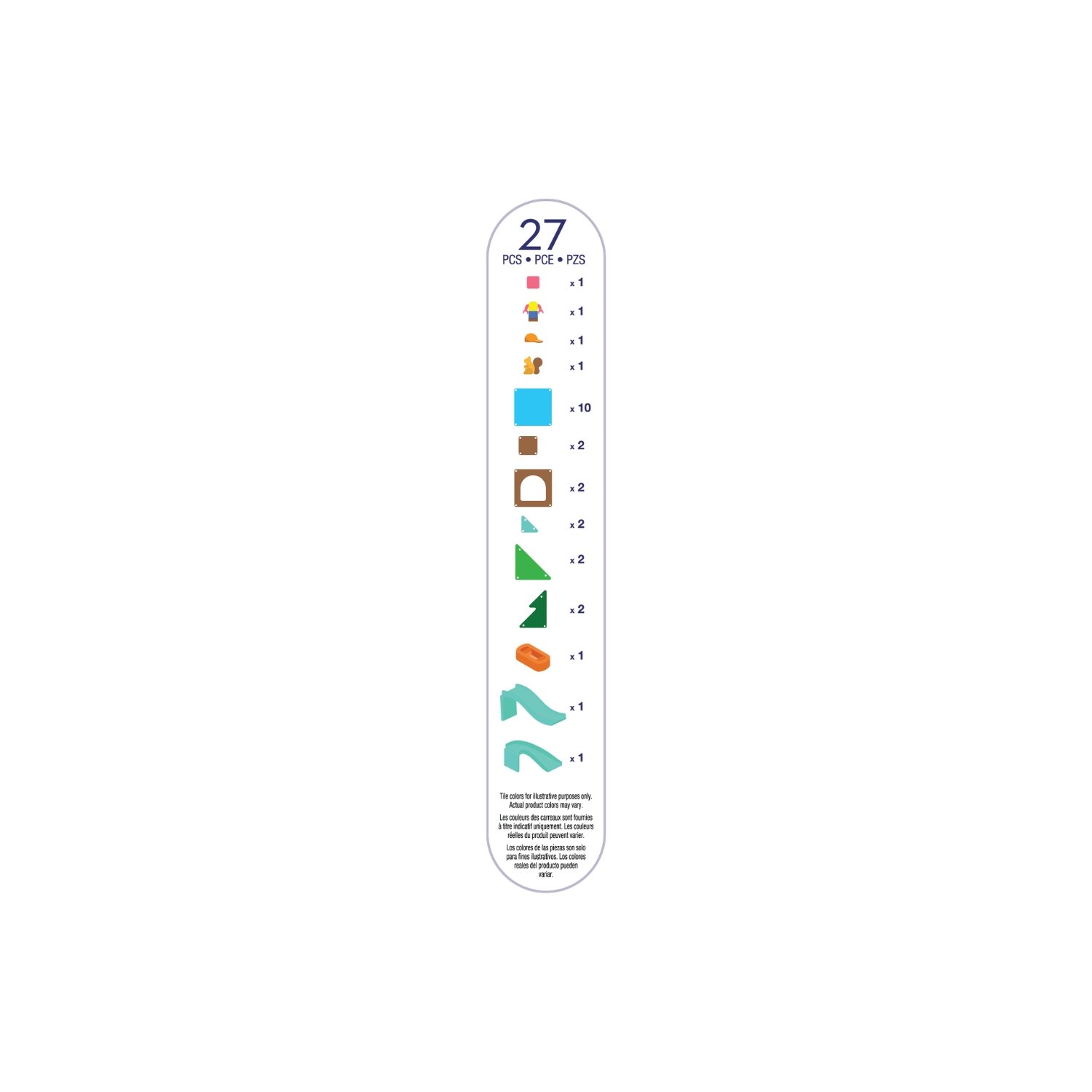 MAGNA-TILES® Raging Rapids 27-teilig: Magnetischer Bauspass