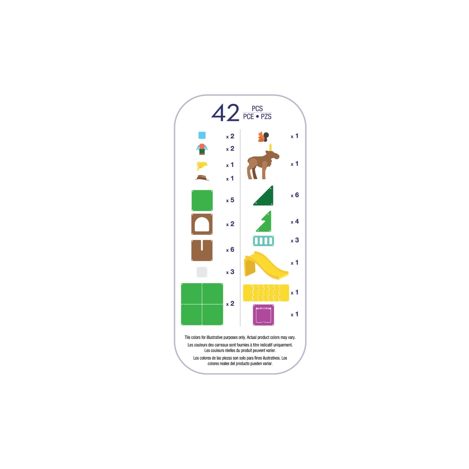 MAGNA-TILES® Treetop Adventure 42-teilig: Magnetischer Bauspass