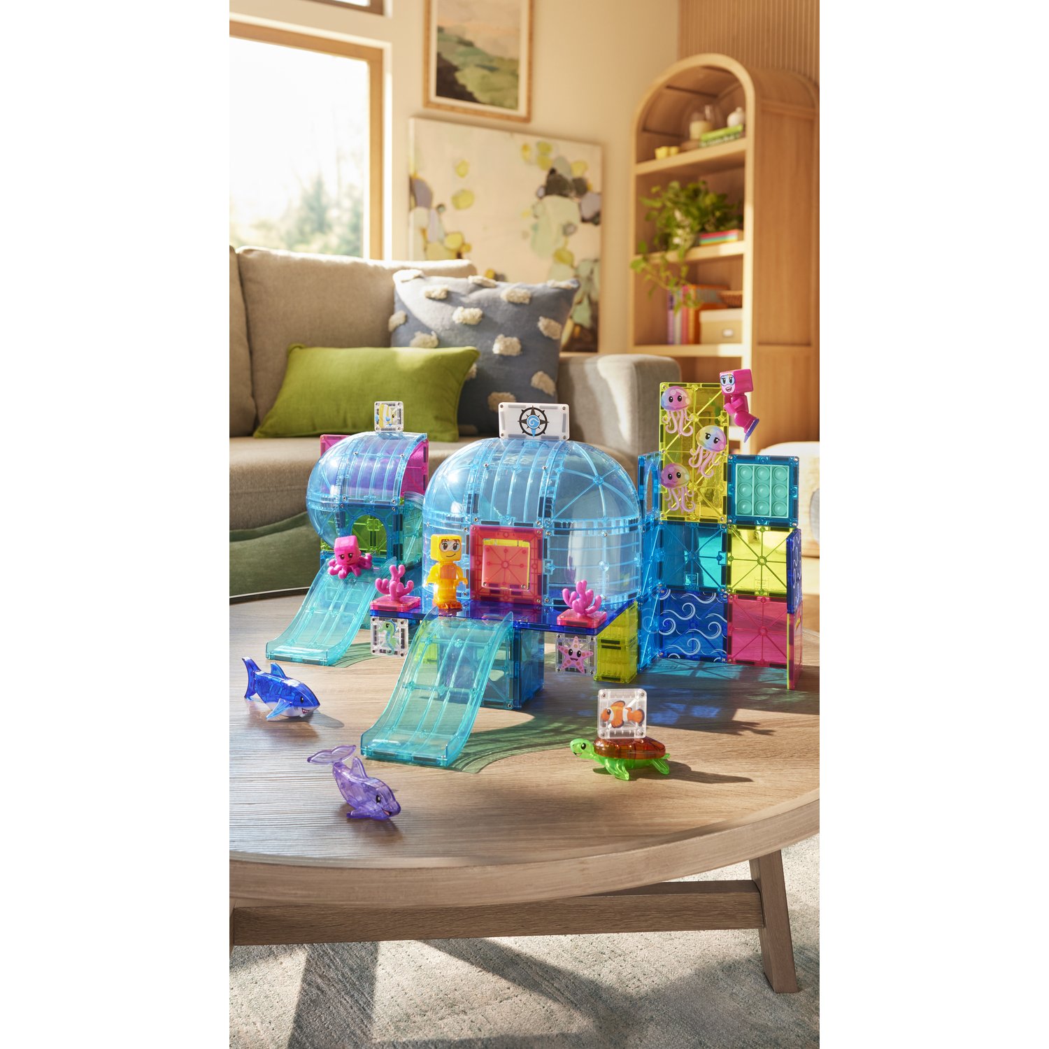 MAGNA-TILES® Undersea Adventure 58-teilig: Magnetischer Bauspass
