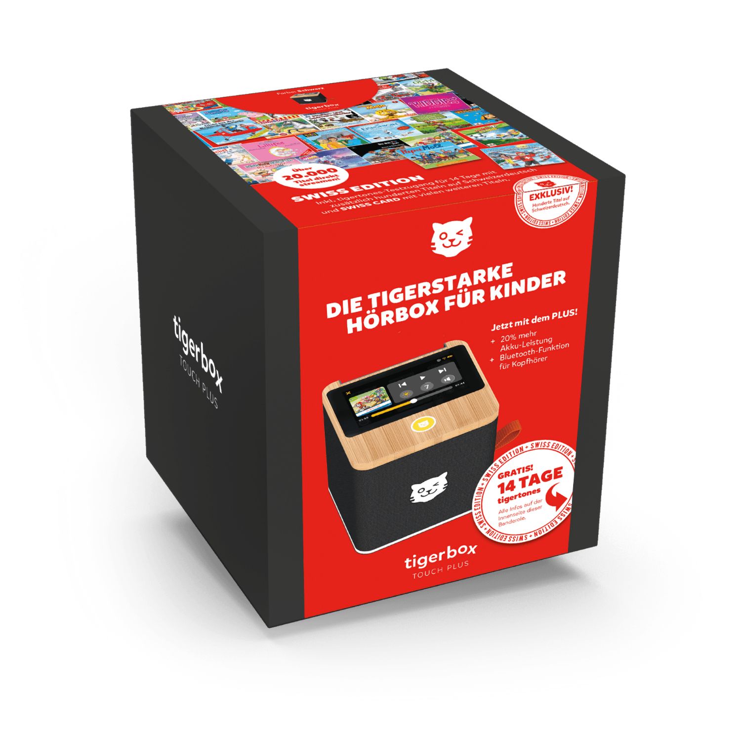 tigerbox TOUCH PLUS (schwarz) - Swiss-Edition tigerbox TOUCH PLUS (schwarz) - Swiss-Edition