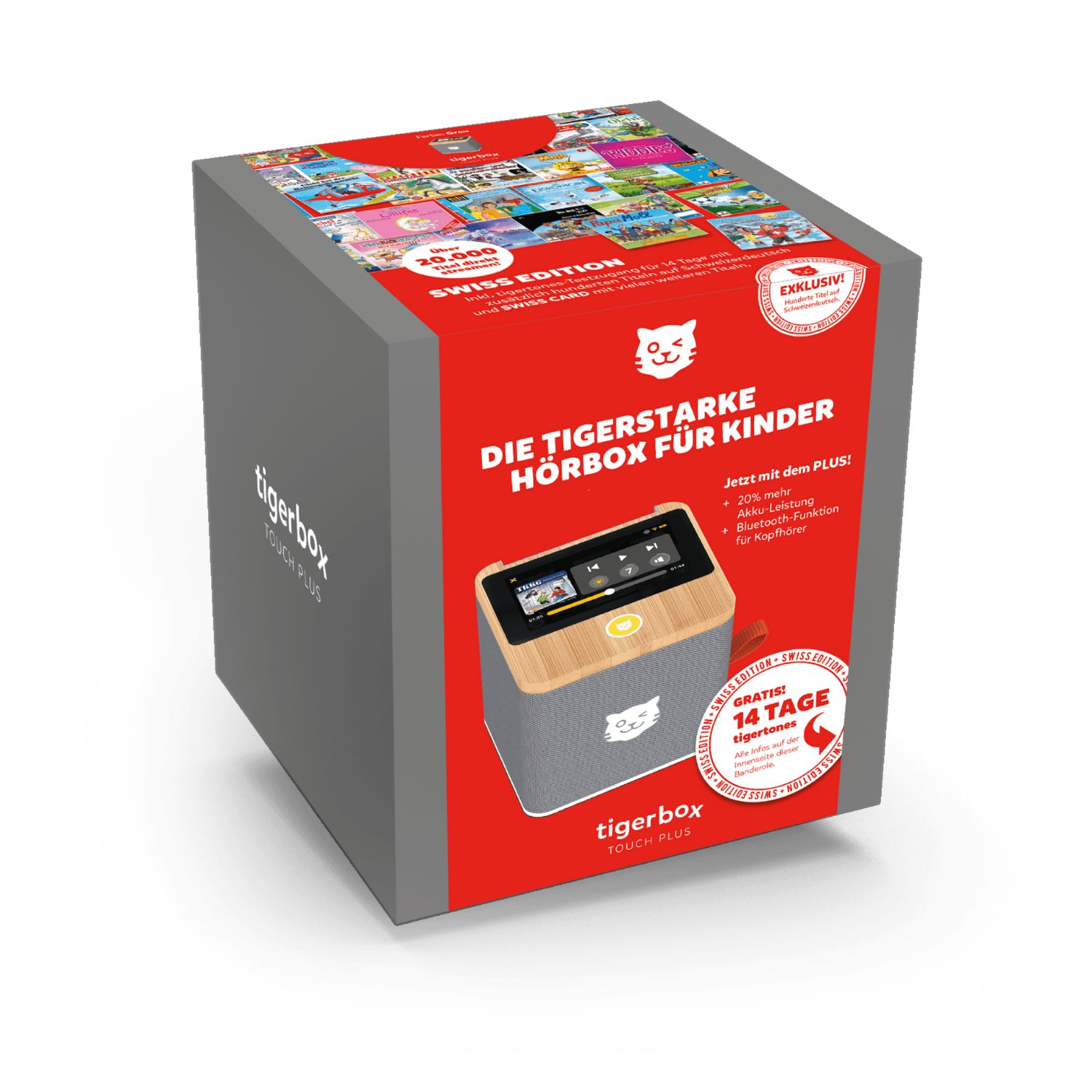 tigerbox TOUCH PLUS (grau) - Swiss-Edition tigerbox TOUCH PLUS (grau) - Swiss-Edition