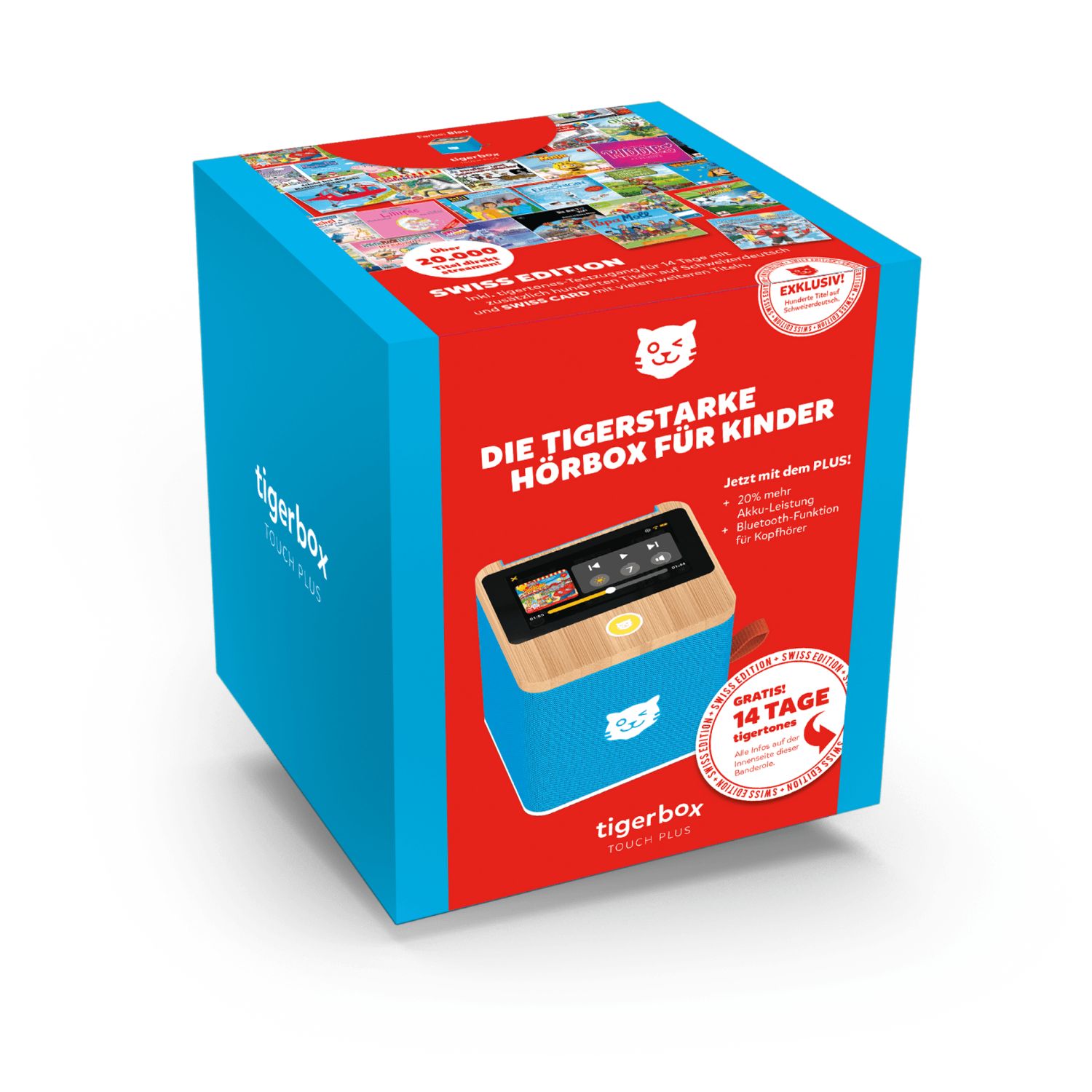 tigerbox TOUCH PLUS (blau) - Swiss-Edition tigerbox TOUCH PLUS (blau) - Swiss-Edition